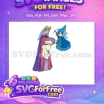 Free Sad Queen Free Fairy Blessing Sleeping Beauty Free SVG - Instant Download