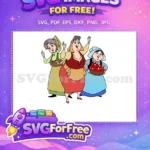 Free Flora Fauna Merryweather Free Apple Basket Sleeping Beauty Free SVG - Instant Download