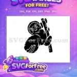 Free Climbing Sloth Free Silhouette Funny Lazy Free SVG - Instant Download