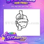 Free Cute Sloth Free Silhouette Zootopia Free SVG 1 - Instant Download