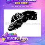 Free Hanging Tree Sloth Free Lazy Silhouette Animal Free SVG - Instant Download