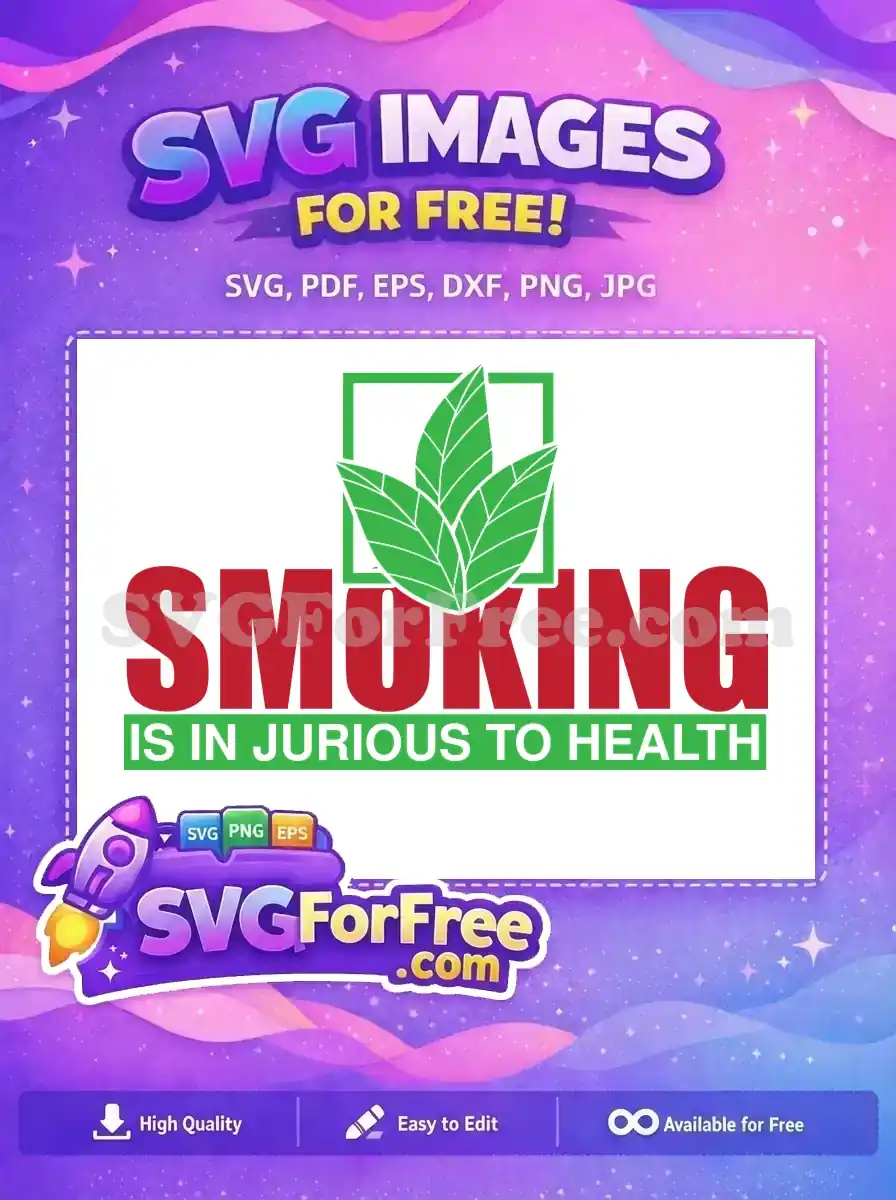Free Tobacco Leaf Free Smokeout Day Quotes Smoking Free SVG