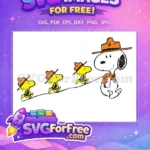 Free Orange Hat Snoopy Free Woodstock Parade Peanuts Free SVG 1 - Instant Download