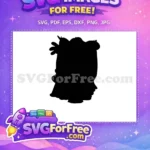 Free Bashful Dwarf Silhouette Free Disney Snow White Movie Free SVG - Instant Download