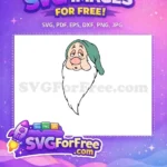 Free Sleepy Expression Free Green Hat Snow White Free SVG 1 - Instant Download