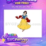 Free Smiling Snow White Free Red Cape Snow White Free SVG 1 - Instant Download