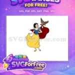 Free Smiling Snow White Free Owl Friend Snow White Free SVG - Instant Download