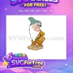 Free Sleepy Expression Free Grumpy Dwarf Snow White Free SVG - Instant Download