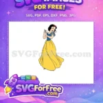 Free Smiling Snow White Free Red Bow Detail Movie Free SVG - Instant Download