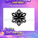 Free Pointed Petals Free Sharp Edges Winter Free SVG - Instant Download