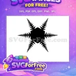 Free Symmetrical Design Free Intricate Pattern Snowflake Free SVG - Instant Download