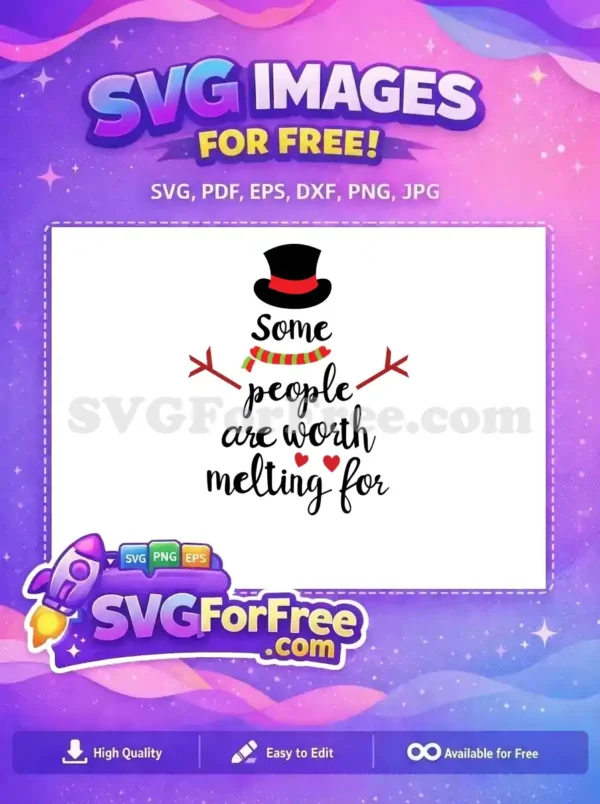 Free Heart Buttons Free Striped Scarf Snowman Free SVG