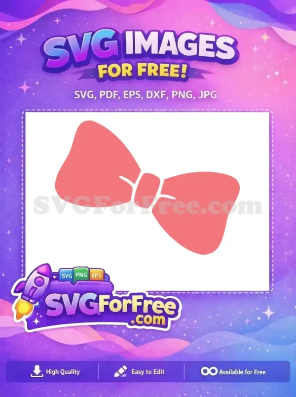 Free Pink Bowtie Snowman Free Festive Free SVG