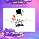 Free Holly Berries Free Carrot Nose Let it Snow Free SVG - Instant Download