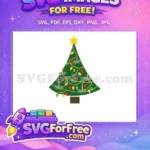 Free Star Topper Free Lit Candles Christmas Free SVG - Instant Download