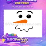 Free Googly Eyes Free Orange Nose Frosty Free SVG - Instant Download