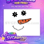 Free Googly Eyes Free Carrot Nose Snowman Face Free SVG 9 - Instant Download