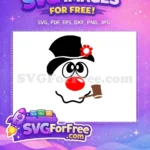 Free Googly Eyes Free Red Nose Frosty the Snowman Free SVG - Instant Download