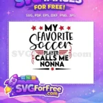 Free Red Stars Free Nonna Soccer Player Fan Free SVG - Instant Download