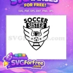 Free Soccer Sister Free Eagle Stars Soccer Free SVG - Instant Download