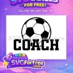Free Coach Design Free Soccer Ball Coach Free SVG - Instant Download