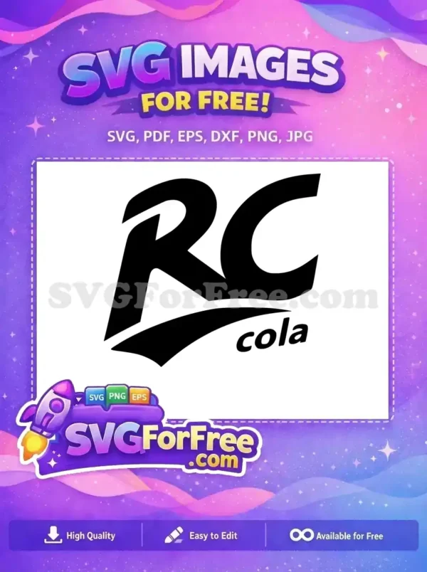 Free RC Logo Free Cola Brand Free SVG