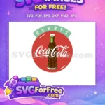 Free Classic Bottle Free Coca-Cola Logo Always Free SVG - Instant Download