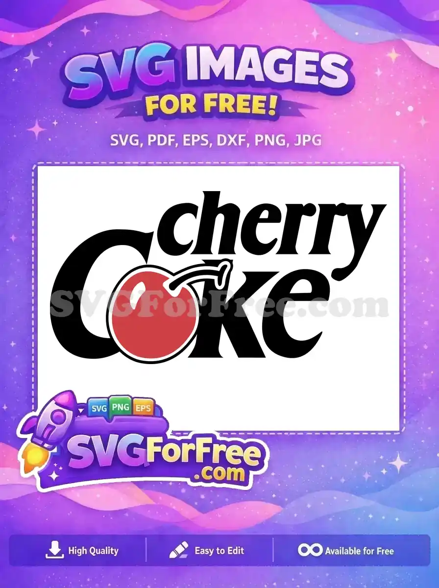 Free Cherry Soda Free Red Fruit Cherry Coke Free SVG
