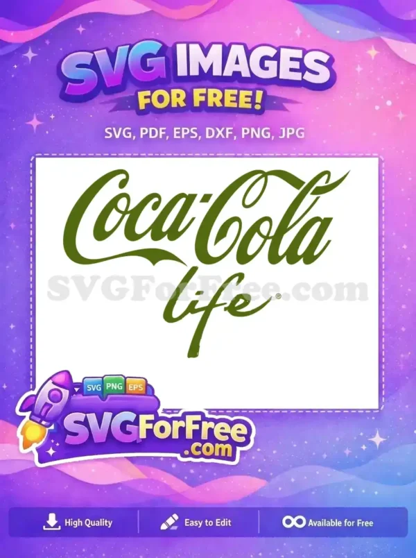 Free Olive Coca Cola Life Free Soda Free SVG
