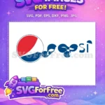 Free Red White Circle Free Blue Pepsi Logo Free SVG - Instant Download