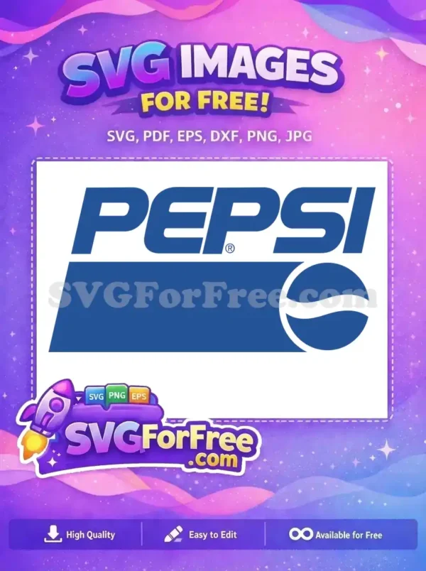 Free Blue Pepsi Logo Free Soda Brand Classic Free SVG