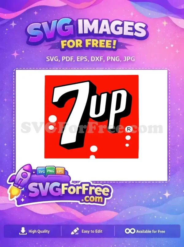 Free Red Soda Logo Free White Bubbles 7up Free SVG Free Red Soda Logo Free White Bubbles 7up Free SVG