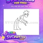 Free Abstract Line Art Free Soul SVG Character Free SVG - Instant Download