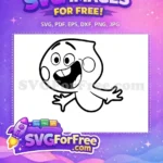 Free Happy Expression Free Cartoonish Pose Soul Free SVG - Instant Download