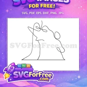 Free Abstract Line Free Art Soul Silhouette Free SVG