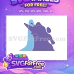 Free Purple Silhouette Free Blue Silhouette Category 1 Free SVG - Instant Download