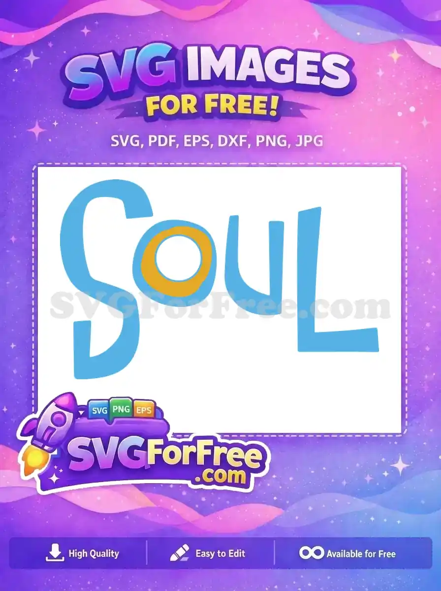 Free Blue Font Free Yellow Ring Soul Free SVG