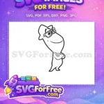 Free Smiling Joe Gardner Free Hat Glasses Soul Free SVG 2 - Instant Download