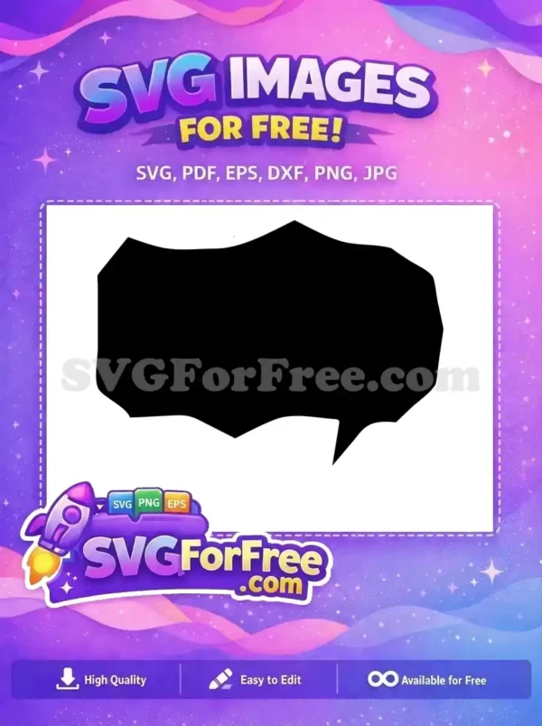 Free Solid Speech Free Bubbles One Free SVG