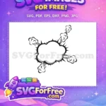 Free Comic Explosion Free Speech Bubbles Outline Free SVG - Instant Download