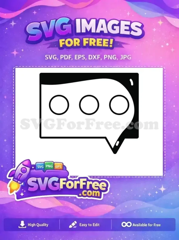 Free Three Dots Free Typing Indicator Speech Free SVG