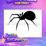 Free Spider Web Free Silhouette Halloween Free SVG 5 - Instant Download