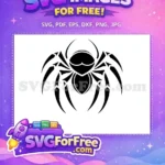 Free Detailed Legs Free Spider Web Silhouette Halloween Free SVG 2 - Instant Download