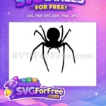 Free Spider Web Free Silhouette Halloween Free SVG 8 - Instant Download