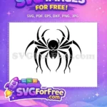 Free Sharp Legs Free Spider Web Silhouette Free SVG 2 - Instant Download