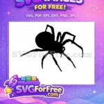 Free Dark Spider Web Free Silhouette Halloween Free SVG 1 - Instant Download
