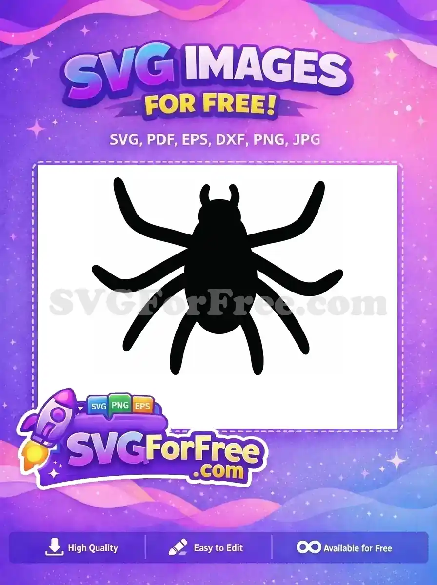 Free Eight Legged Free Spider Web Halloween Free SVG