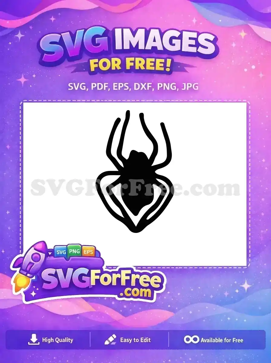 Free Spider Legs Web Free Silhouette Halloween Free SVG