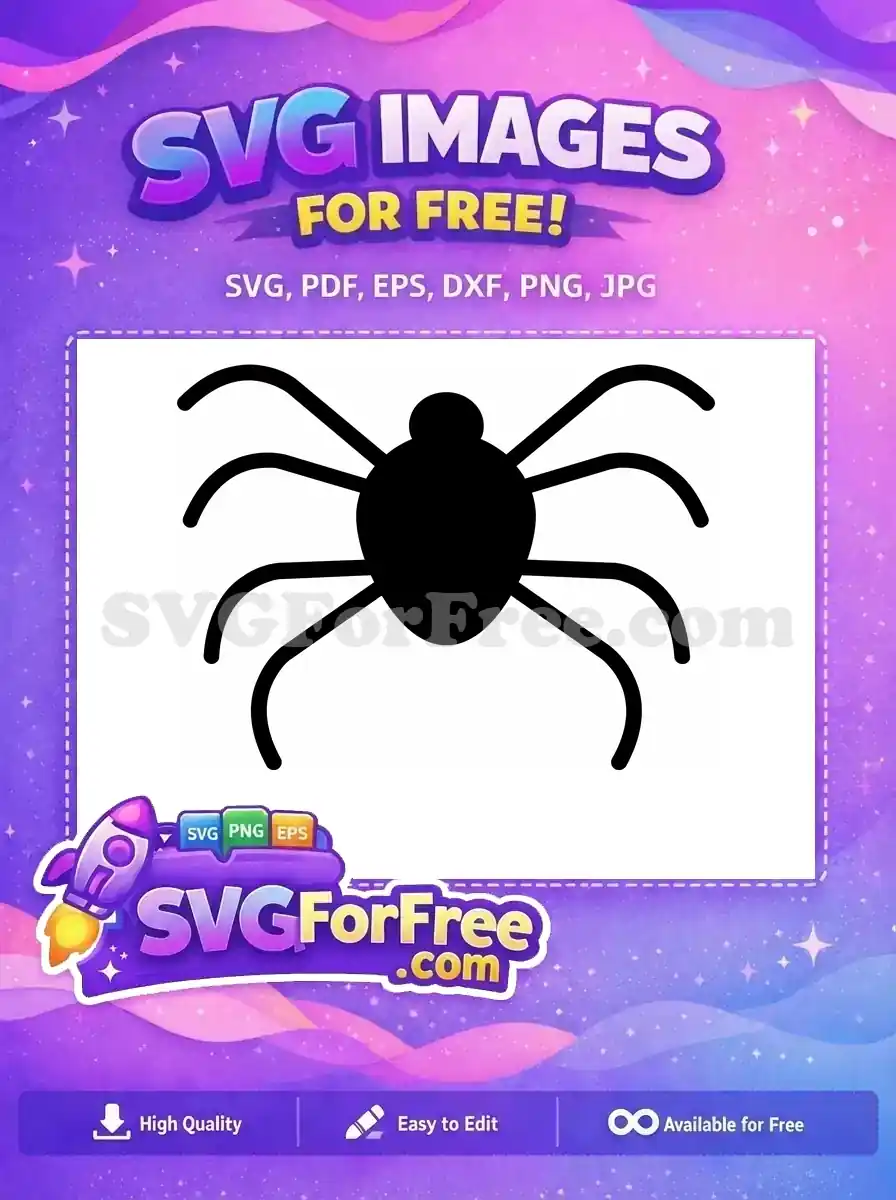Free Spider Silhouette Free Web Design Spider Free SVG 1