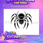 Free Black Spider Legs Free Web Silhouette Halloween Free SVG - Instant Download